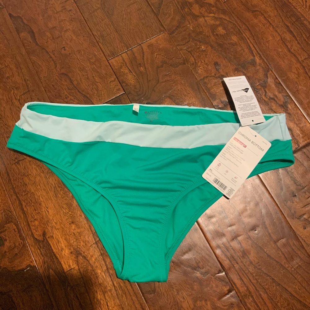 Athleta Chroma Bikini Bottoms 2 tone Hawaii